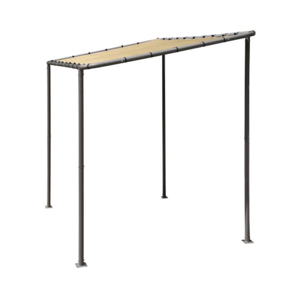 ShelterLogic 10' x 6' Beige Steel Frame Lean-To Canopy