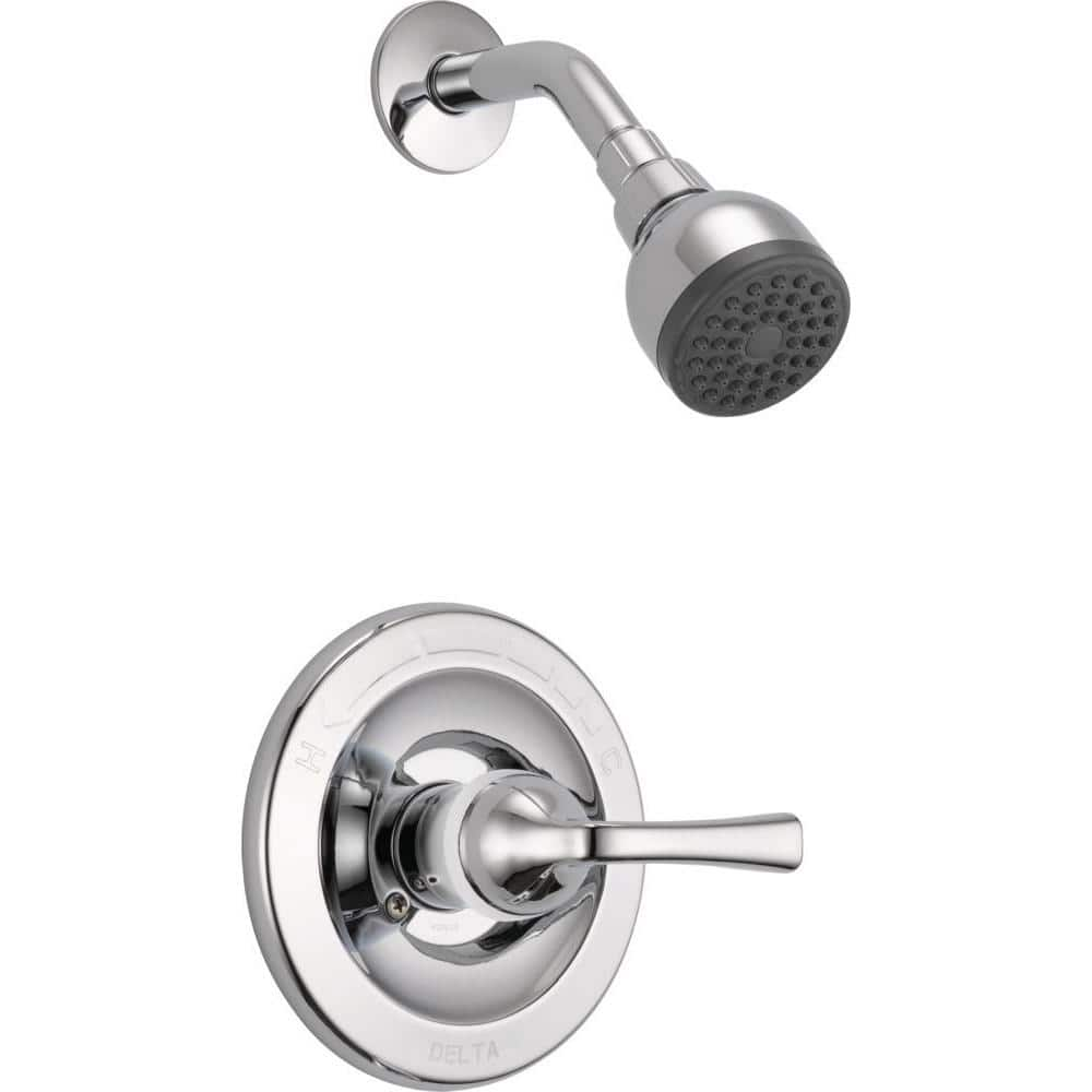 Delta Porter shops 1-Handle 3-Spray Shower Faucet in Brushed Nickel (Valve Included)