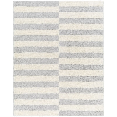 Artistic Weavers Reece Light Gray Modern 7 ft. x 9 ft. Indoor Area Rug