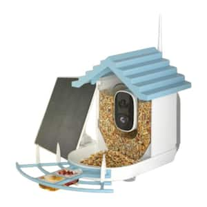 Smart Bird Feeder with Camera, AI Bird Species Recognition Wi-Fi Camera with Built-in Solar Panel, 64GB SD Card Included