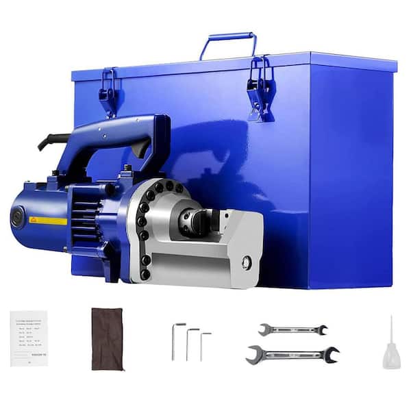 Electric Rebar Cutter 1350-Wattss Up to 7/8 in. 4-22 mm Cutting Speed 3.5-4S with Jaw Blades High Power Motor