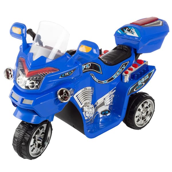 Lil Rider 3-Wheel Ride on Toy with Reverse, Sounds, and Headlights