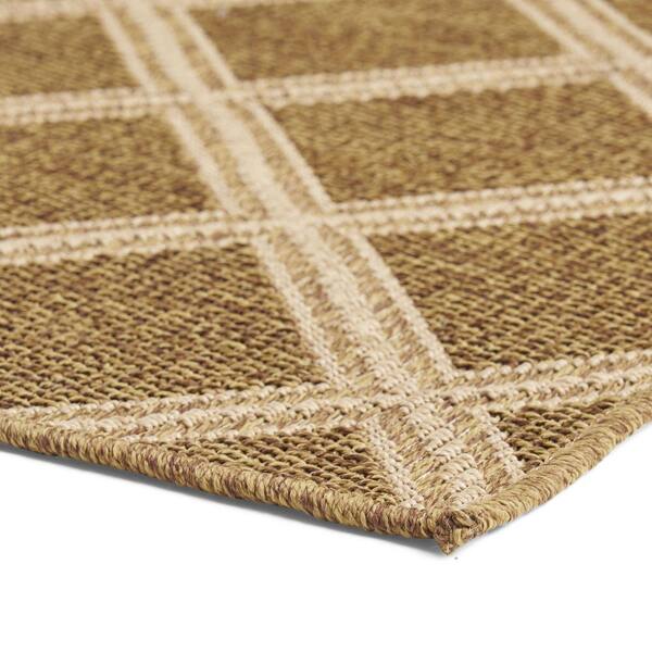 1 ft. Round Natural rectangle Area Rug