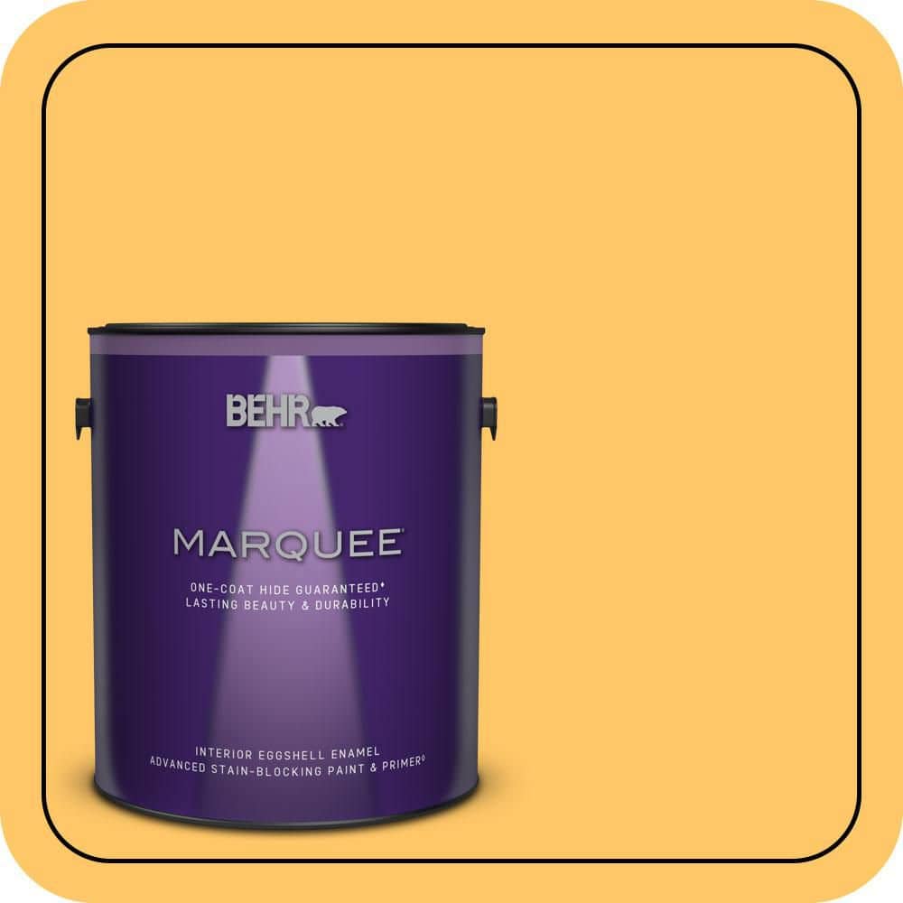 1 gal. Home Decorators Collection #HDC-SP16-05 Daffodil Eggshell Enamel Interior Paint & Primer price history on PriceWatchPro