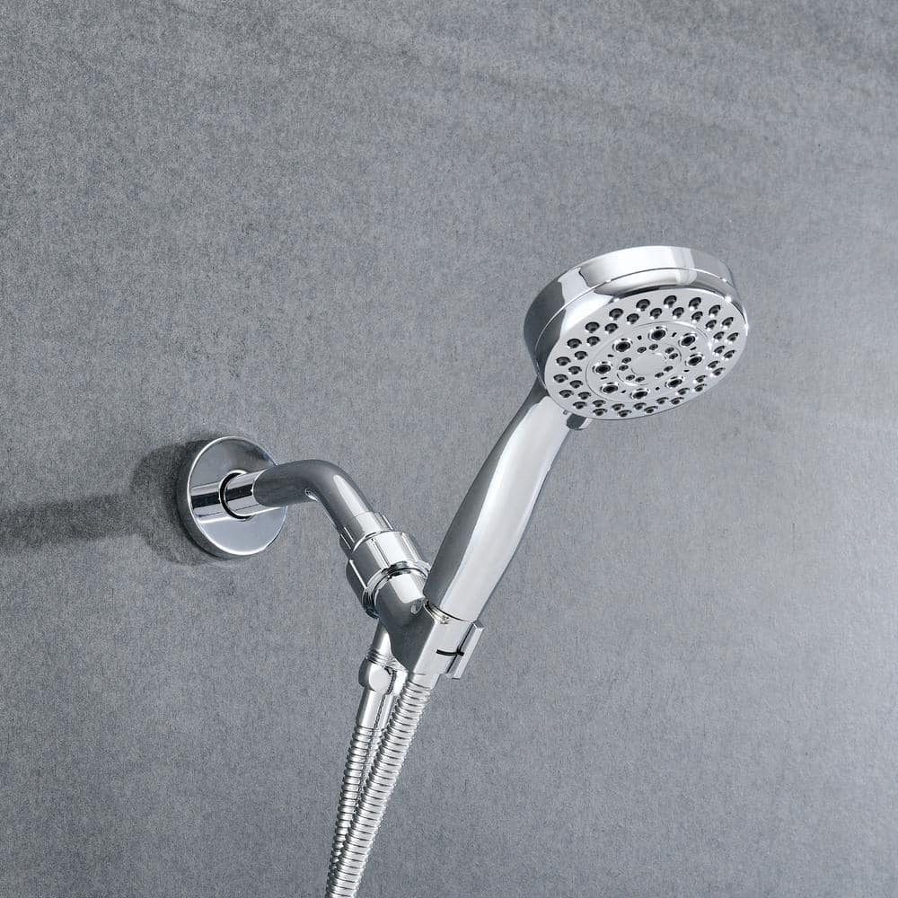 Reviews for Fapully 5-Spray Settings Wall Mounted Handheld Shower Head ...