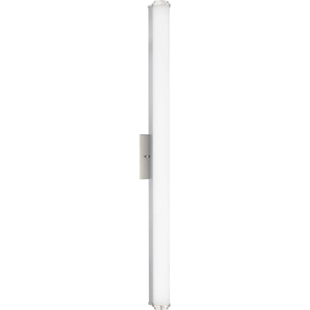 Brushed Nickel 48" LED Linear Bath Bar with Acrylic Diffuser
