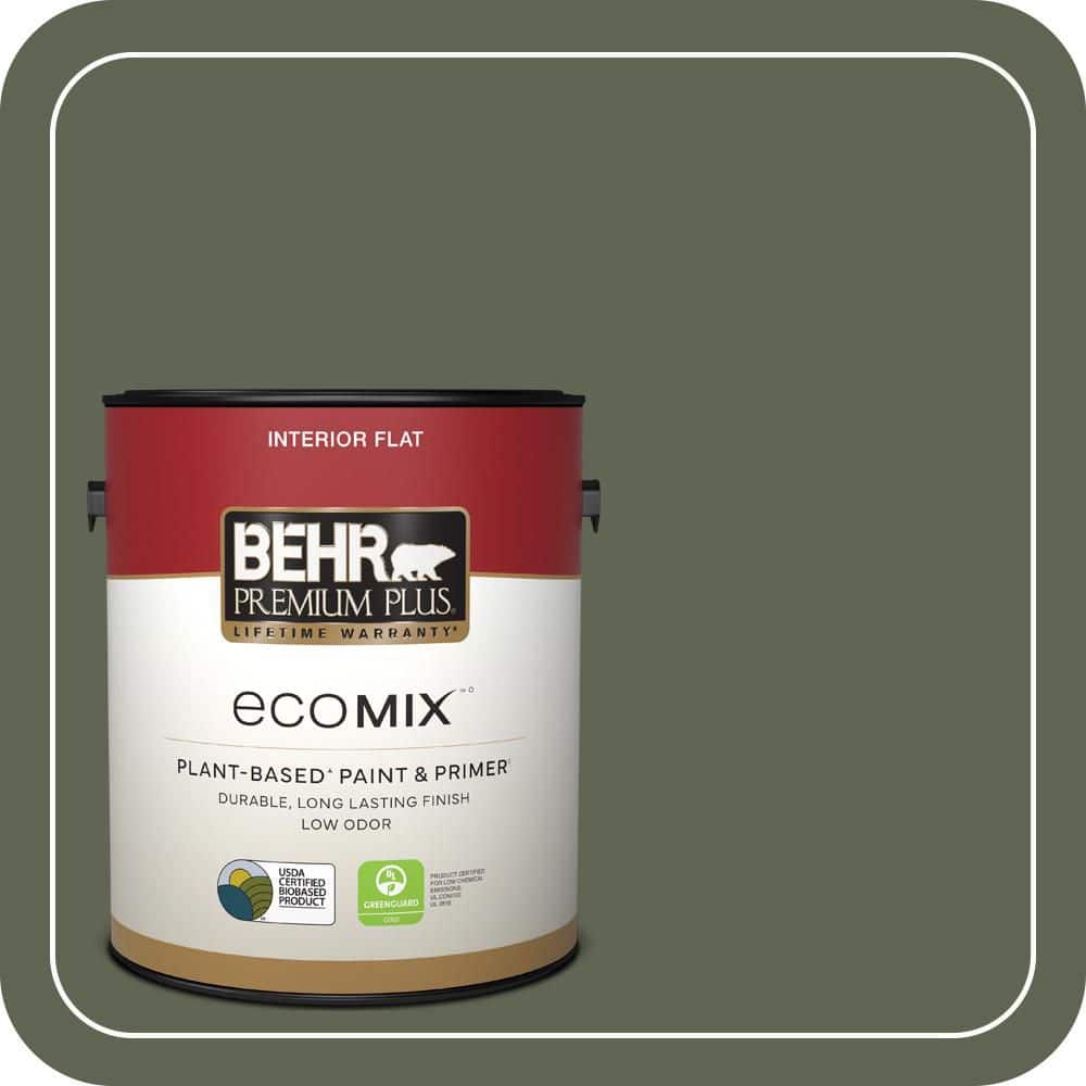 1 gal. #BXC-06 Amazon Foliage Flat EcoMix Plant-Based Interior Paint & Primer price history on PriceWatchPro