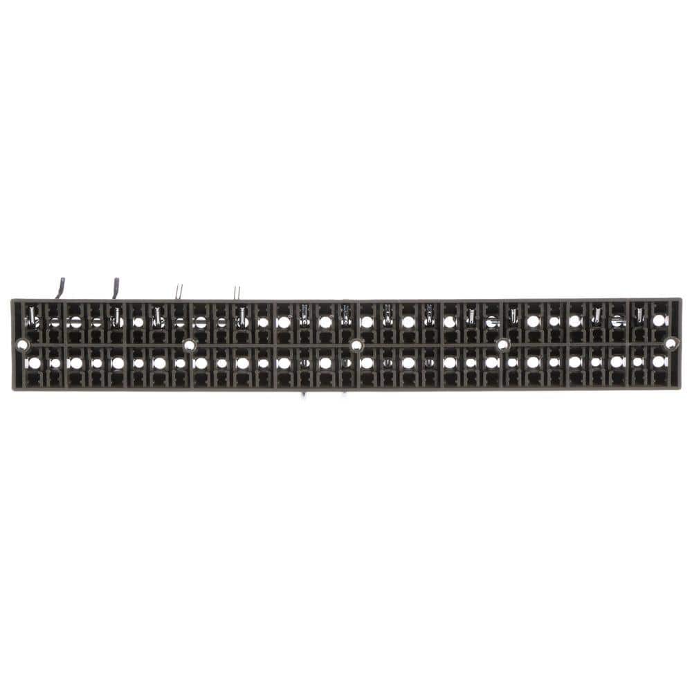Gray Resin Peg Strip Kit with 10 Metal Hooks