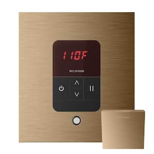 iTempo Square Steam Shower Control in Brushed Bronze
