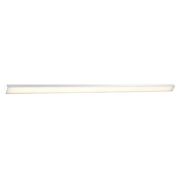 Revel 98 in. Brushed Aluminum LED Vanity Light Bar and Wall Sconce, 3000K