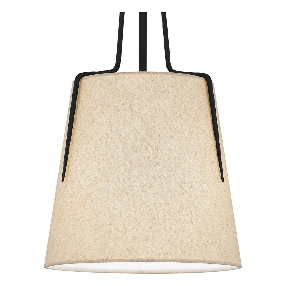 Leona Matte Black Glass LED Mini Pendant Light