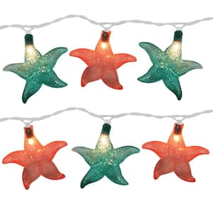 10-Light Multi-Color Starfish Light Set (Set of 2)
