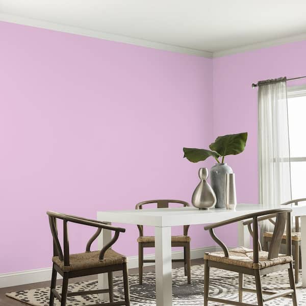 Glidden Premium 1 qt. PPG1251-4 Pink Peony Satin Interior Latex