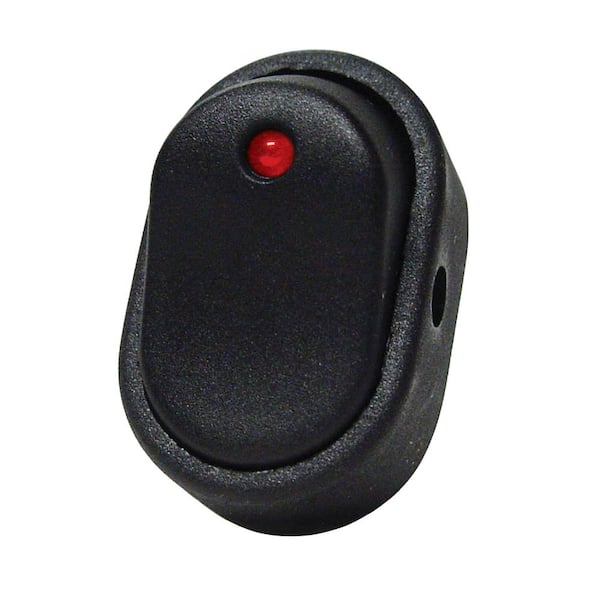Calterm 30 Amp Red LED Rocker Switch