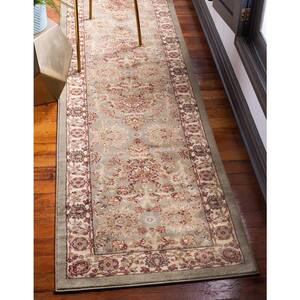 Voyage St. Florence Light Green 2' 7 x 13' 1 Area Rug