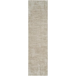 Masterpiece Gray Traditional 2 ft. x 7 ft. Indoor Area Rug