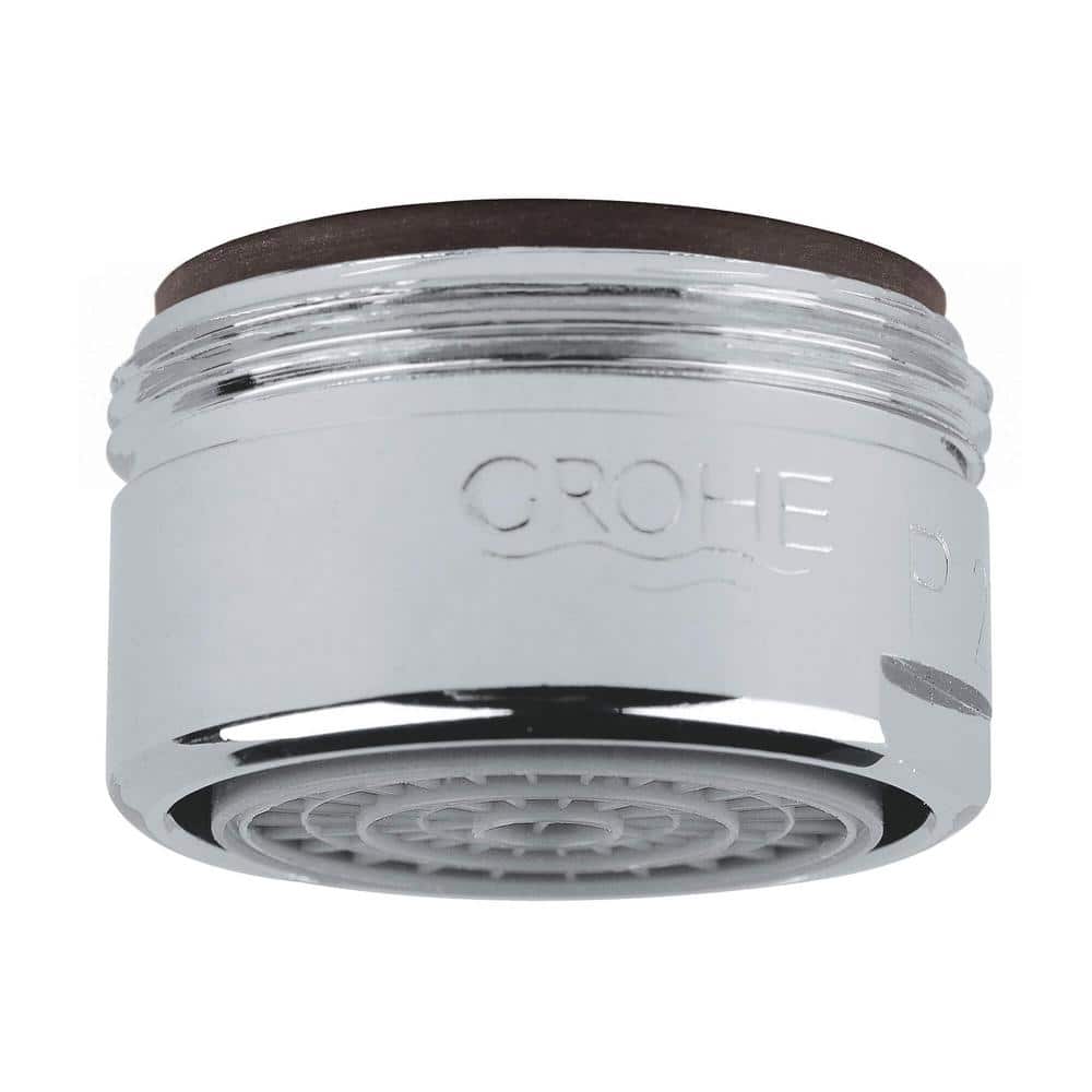 Grohe 24 Mm Threaded Aerator In Polished Chrome 13952000 The Home Depot - Grohe Bathroom Sink Faucet Aerator