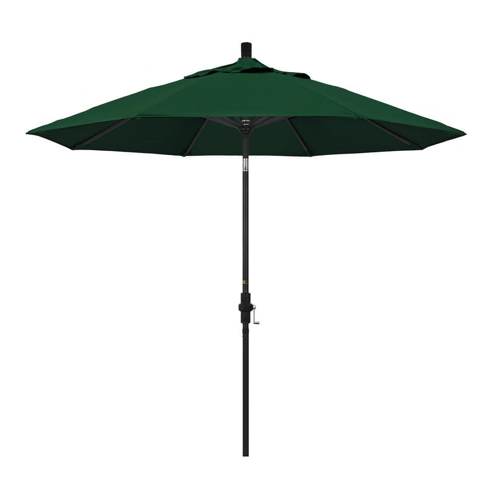 9 ft. Aluminum Collar Tilt Patio Umbrella in Hunter Green Olefin price history on PriceWatchPro