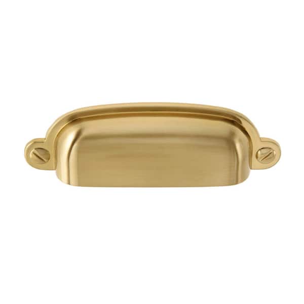 Sumner Street Home Hardware Oval 3-in (76mm) Center to Center Oval Cup Drawer Pull