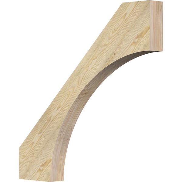 Ekena Millwork 4"W x 36"D x 36"H Westlake Rough Sawn Knee Brace, Douglas Fir