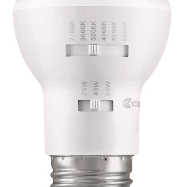 Universal Select 25/40/50-Watt Equivalent R16 Dimmable LED Flood Light Bulb with Selectable Color Temperature (2-Pack)