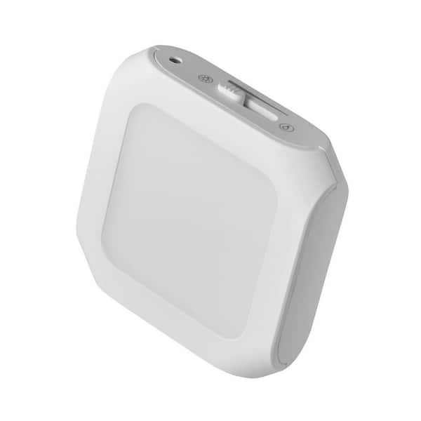 LED Night Light, 2 Pack Plug-in LED Night Light, 0. 6W 3000K Soft White, with Dusk-to-Dawn Sensor, for Bedroom, Bathroom