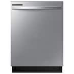 24 in. Top Control Built-In Tall Tub Dishwasher in Stainless Steel with 4-Cycles, 55 dBA
