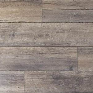 EIR Waveford Gray Oak 7-1/2 in. W Laminate Wood Flooring (18.42 sq. ft./case)