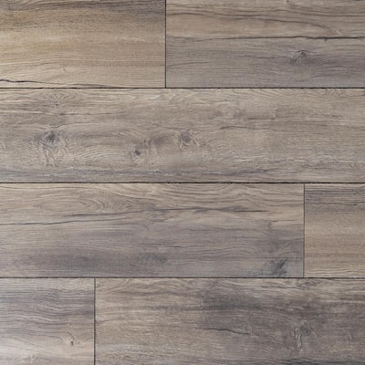 EIR Waveford Gray Oak 12 mm Thick x 7-1/2 in. Wide x 50-2/3 in. Length Laminate Flooring (18.42 sq. ft. / case)