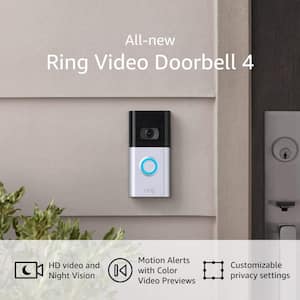 1080p HD Wi-Fi Wired and Wireless Video Doorbell 4