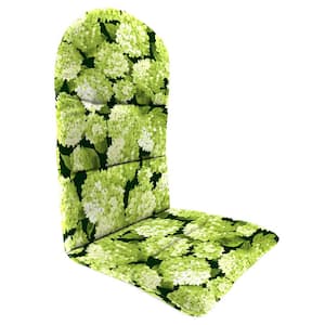 20.5 in. L x 49 in. W x 2.5 in. T Outdoor Adirondack Chair Cushion in Hydrangea Forest Green