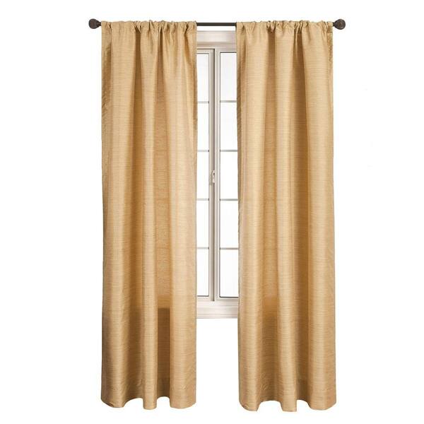 null Sheer Grass Borgata Rod Pocket Curtain - 54 in.W x 96 in. L