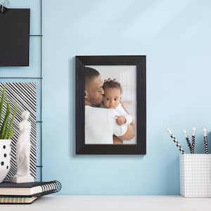 Grooved 5 in. x 7 in. Black Picture Frame
