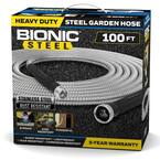 5/8 in. Dia. x 100 ft. Heavy-Duty Stainless Steel Garden Hose