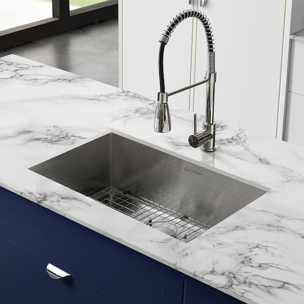 Swiss Madison Tourner 27 in. x 19 in. Stainless Steel, Single Basin, Undermount Kitchen Sink