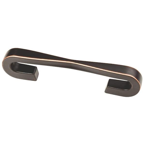 Liberty Westport Dual Mount 3 or 3-3/4 in. (76/96 mm) Bronze With Copper Highlights Cabinet Drawer Pull