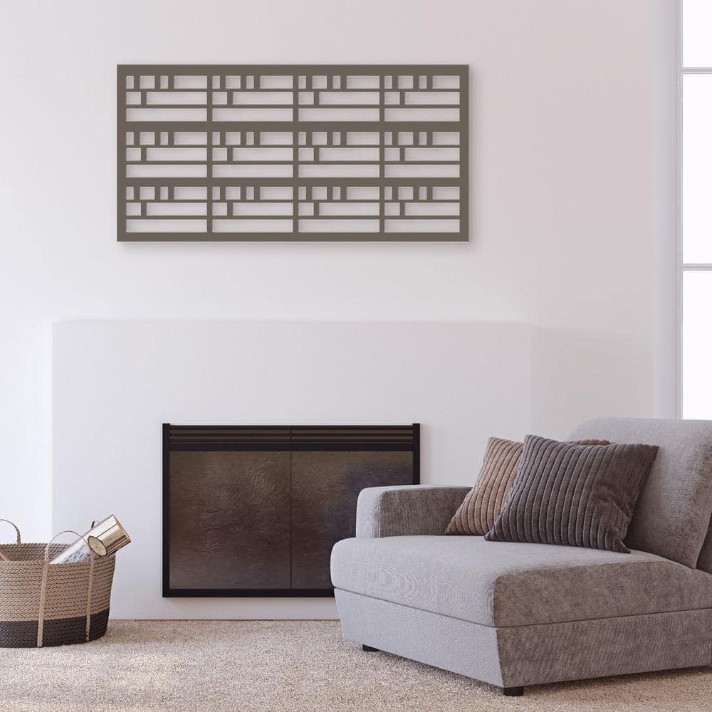 Warmstone Wright Decorative Polyethylene Privacy Lattice Panel 2'x4'