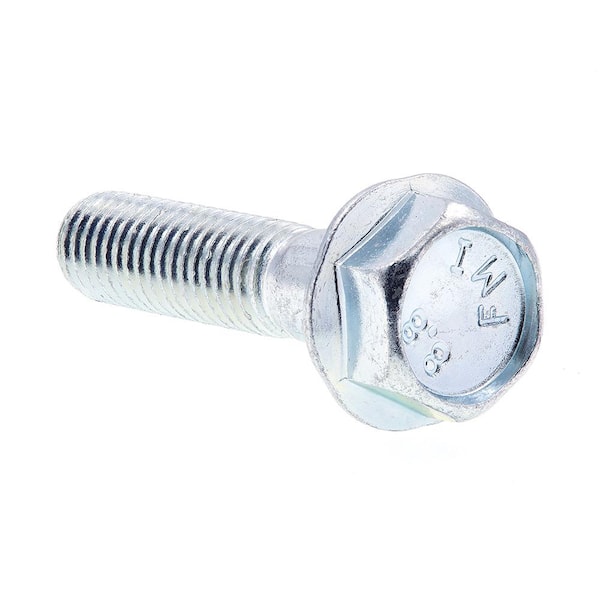 Prime-Line M8-1.25 x 35 mm Class 8.8 Metric Zinc Plated Steel Flange Bolts (25-Pack)
