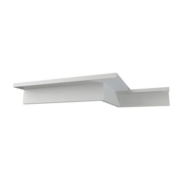 Ekena Millwork Savannah 1 in. D x 1.375 in. W x 94.5 in. L Polyurethane Crown Moulding