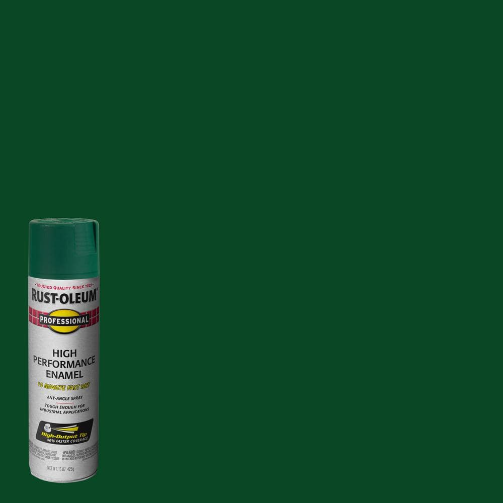 Rust Oleum Professional Oz High Performance Rust Preventative Enamel Gloss Hunter Green