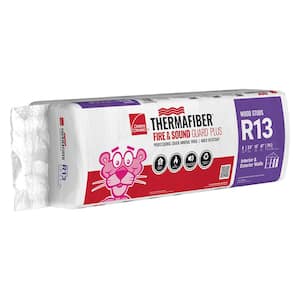 R13 Thermafiber Fire and Sound Guard Plus Mineral Wool Insulation Batt 15 in. x 47 in.