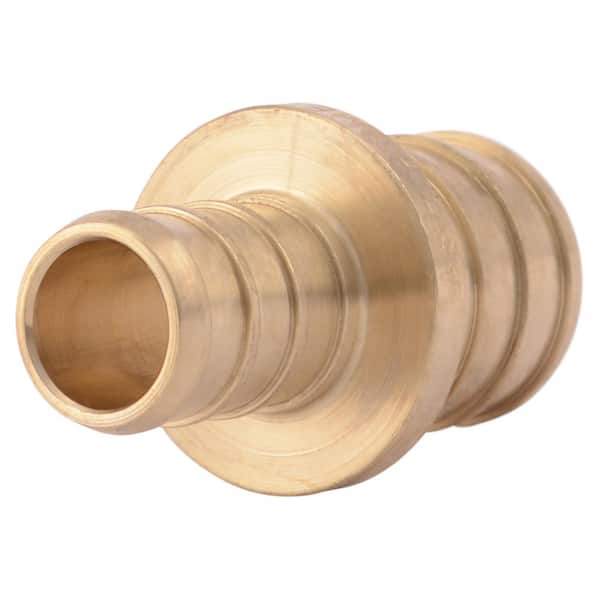 SharkBite 3/4 in. x 1/2 in. PEX Crimp Brass Reducing Coupling