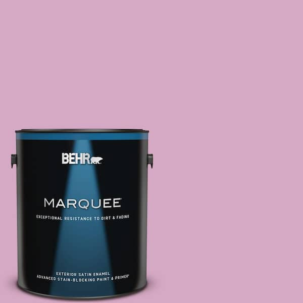 BEHR MARQUEE 1 gal. #M120-4 Heart to Heart Satin Enamel Exterior Paint & Primer