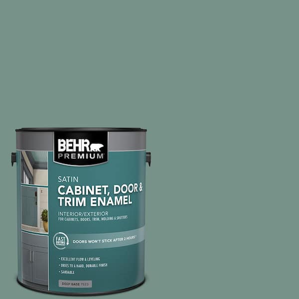 1 gal. #S430-5 Longmeadow Satin Enamel Interior/Exterior Cabinet, Door & Trim Paint