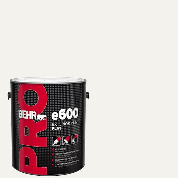 BEHR PRO 1 gal. #PR-W14 Bit of Sugar Flat Exterior Paint