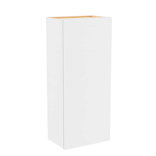 Home Decorators Collection Hargrove 18 in. W x 12 in. D x 42 in. H Assembled Plywood Wall Kitchen Cabinet in Vesper White with Soft Close