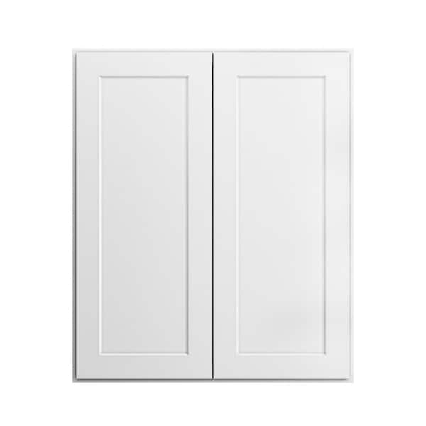 Unbranded 30 in. W x 12 in. D x 36 in. H Ready to Assemble Upper Kitchen Cabinet in White