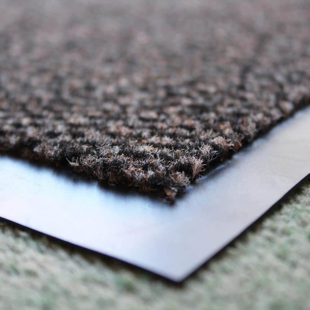 Crush-Resistant Brown Polypropylene Outdoor Mat 24" x 36"