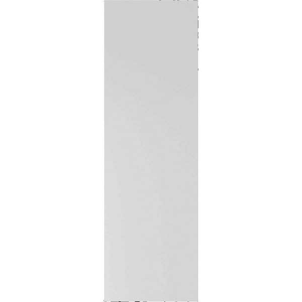 Ekena Millwork 12" x 69" True Fit PVC Two Equal Raised Panel Shutters, White (Per Pair)