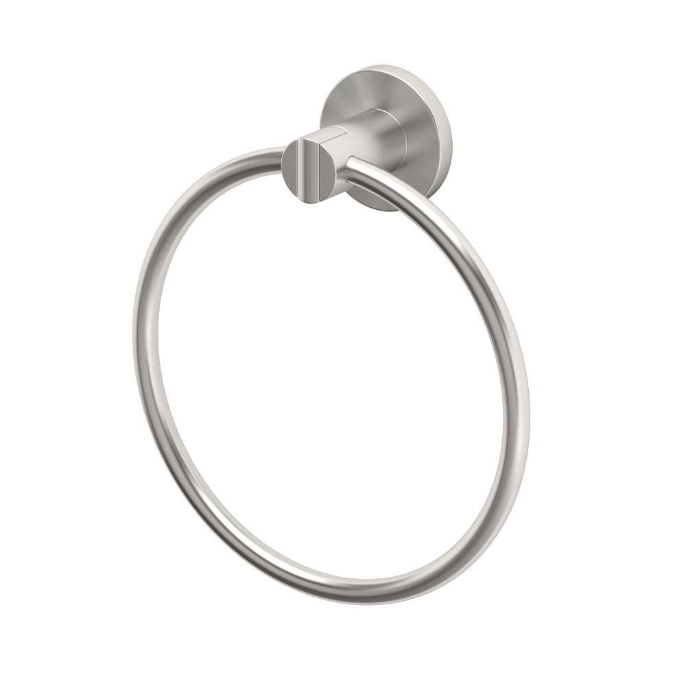 UPC 011296469204 product image for Gatco Channel Towel Ring in Satin Nickel | upcitemdb.com